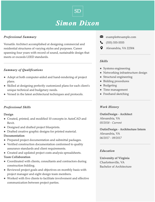 The 17 Best Resume Templates for Every Type of Professional - HubSpot (Picture 17)